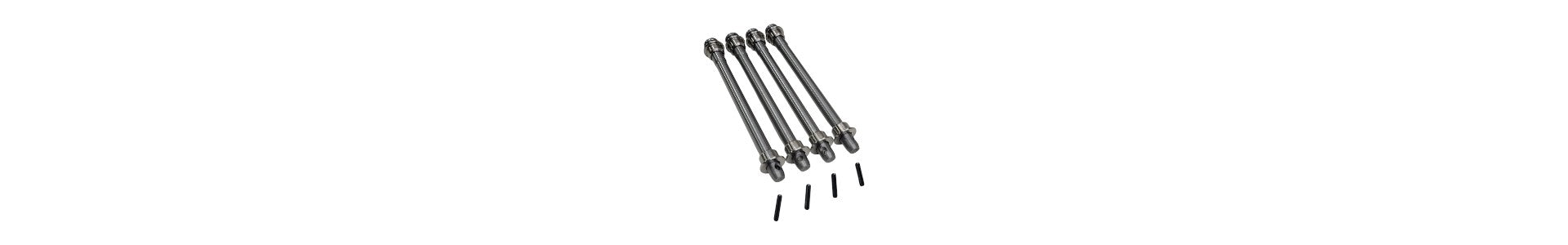 Tool steel door pins and bushings, includes enough for both front doors. 